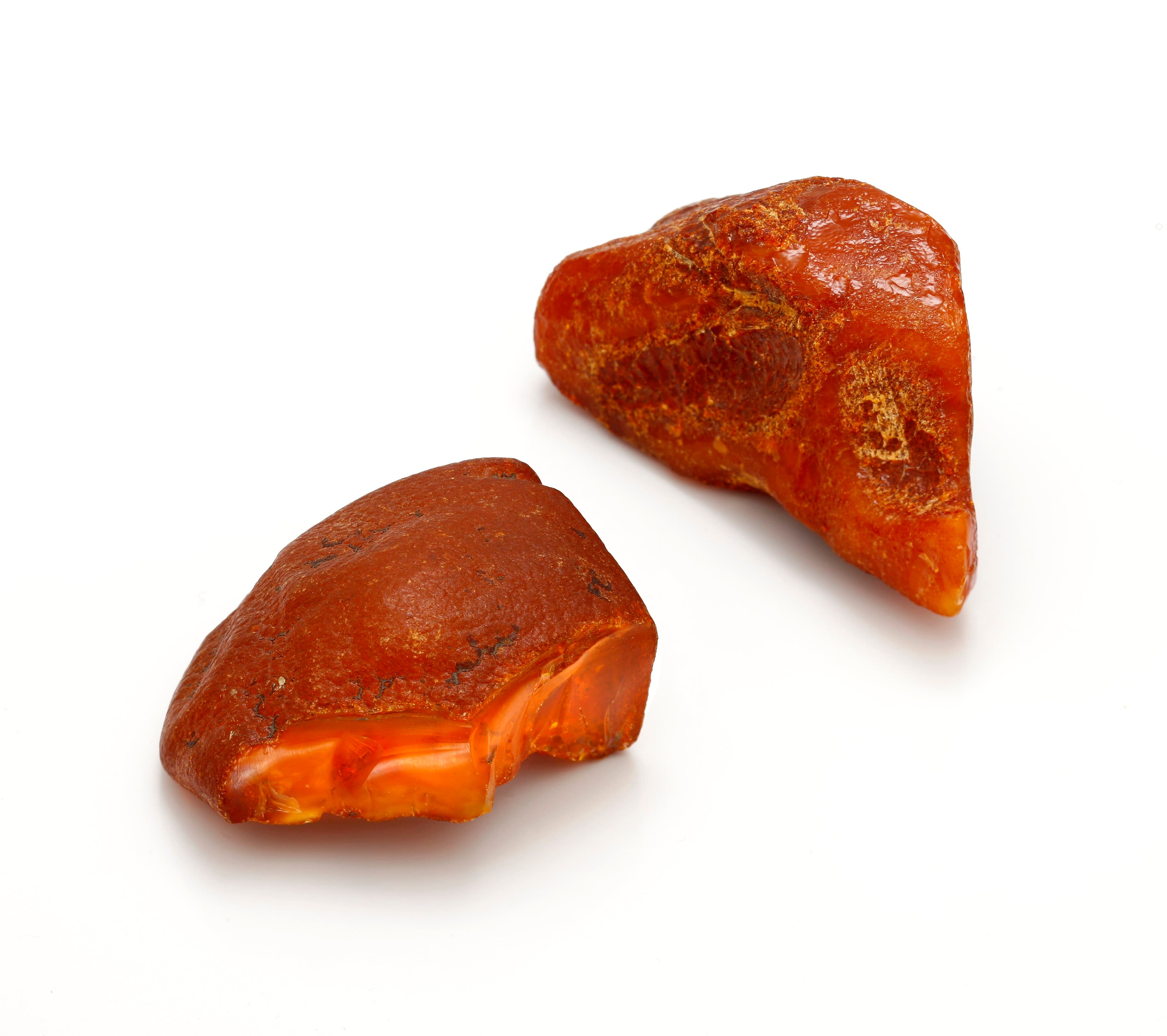 Warm golden Baltic amber pendant with natural inclusions, showing fossilized resin transparency